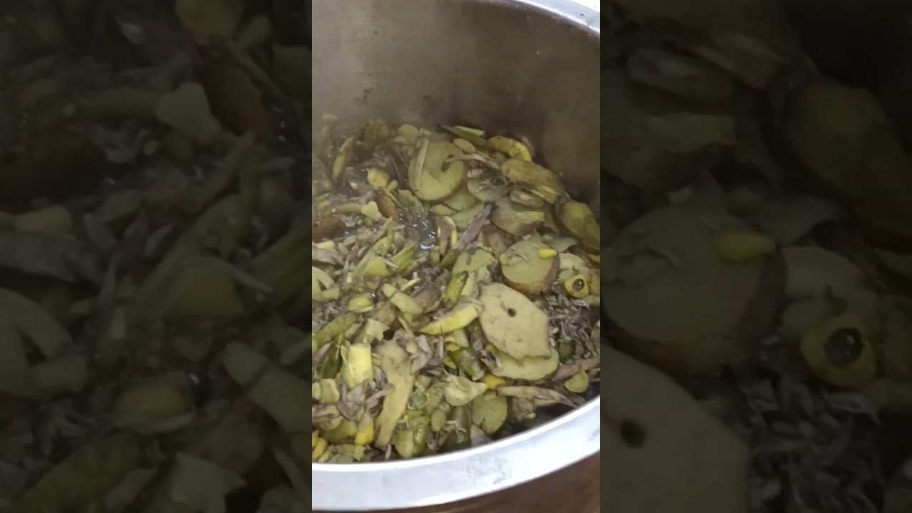 bamboshoot gudok with green chilli #viralvideo #food #explore #gudok #spicyfood #cooking #bamboo
