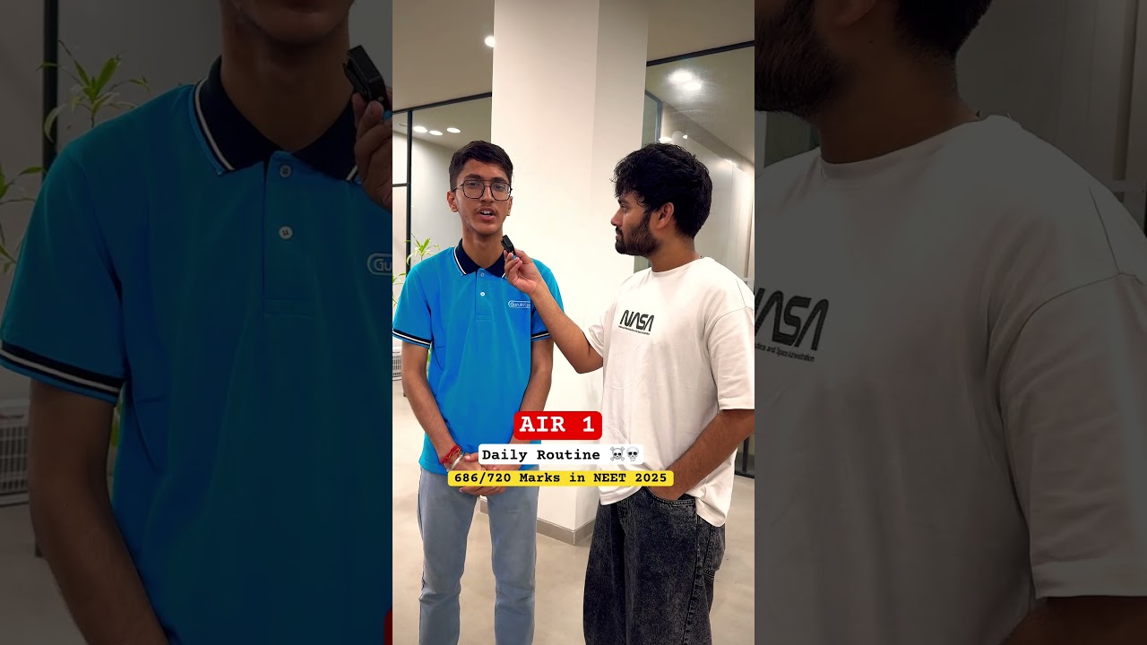 NEET 2025 AIR 1 DAILY Routine | Real Struggle Story | Hardest NEET Ever | Unbelievable 😱