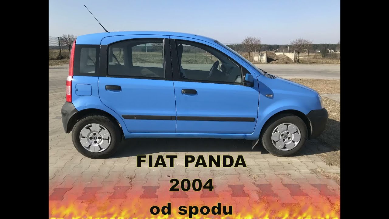 Fiat Panda 2 od spodu [Fiat Panda 2 chassis from the bottom]
