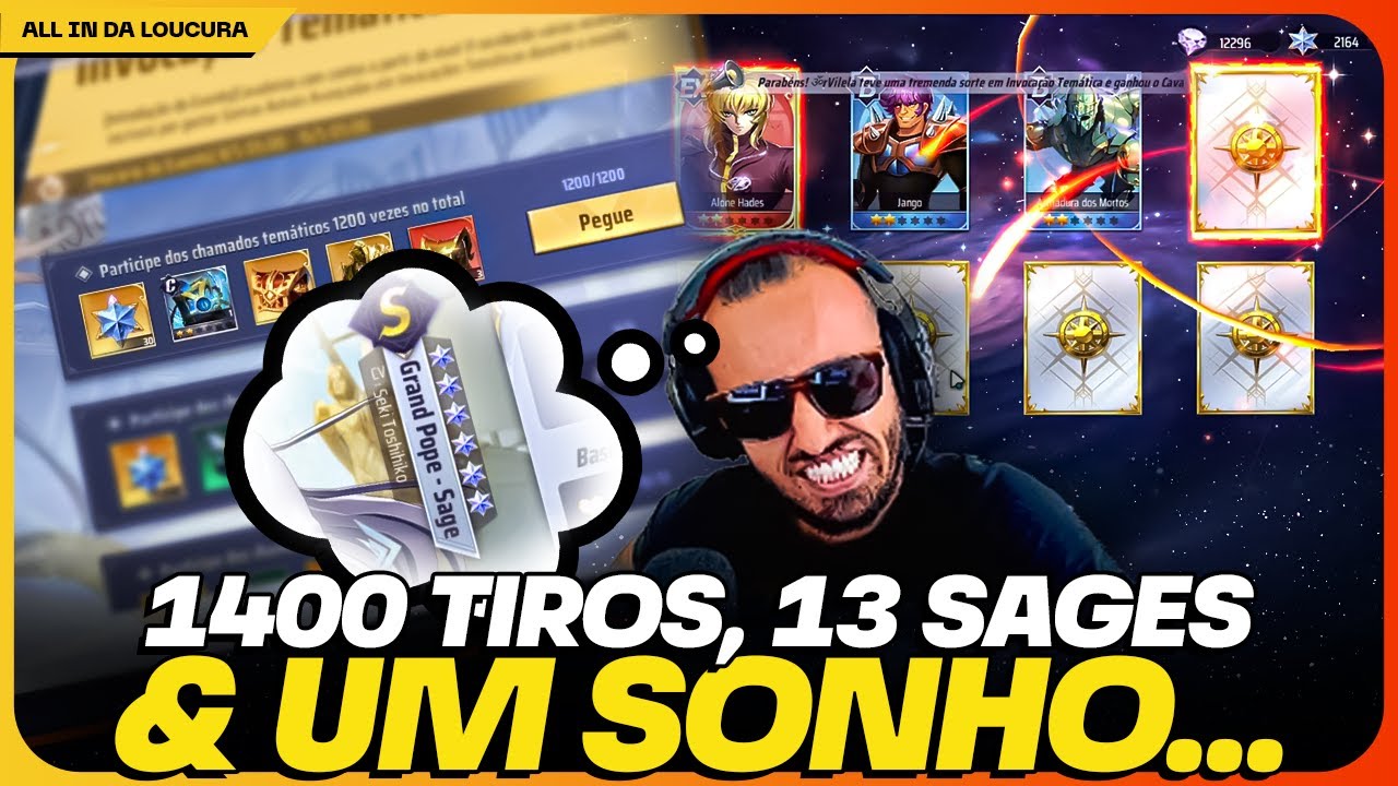 ♋🔥 GASTAMOS 1400 GEMAS EM BUSCA DO SAGE PLATINADO! SERÁ QUE DEU BOM? 🔥♋