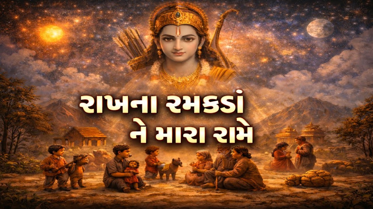રાખના રમકડાં ને મારા રામે | rakh na ramkada | હૃદય સ્પર્શી ભજન | Gujarati Ram Bhajan