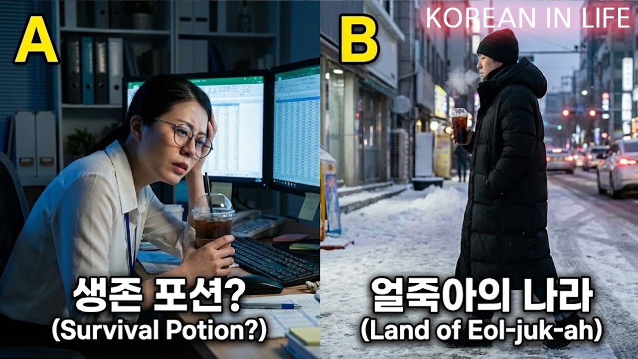 Why Koreans NEVER drink hot coffee (Korean Slang "Ah-Ah")