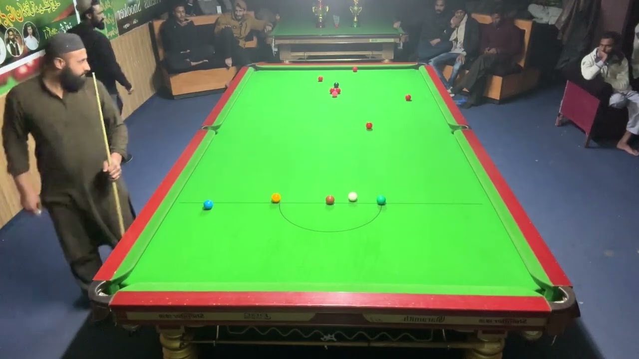 snooker exhibition match / Hafiz Imtiaz vs shoaib Qureshi best of 3 session friends snooker lounge