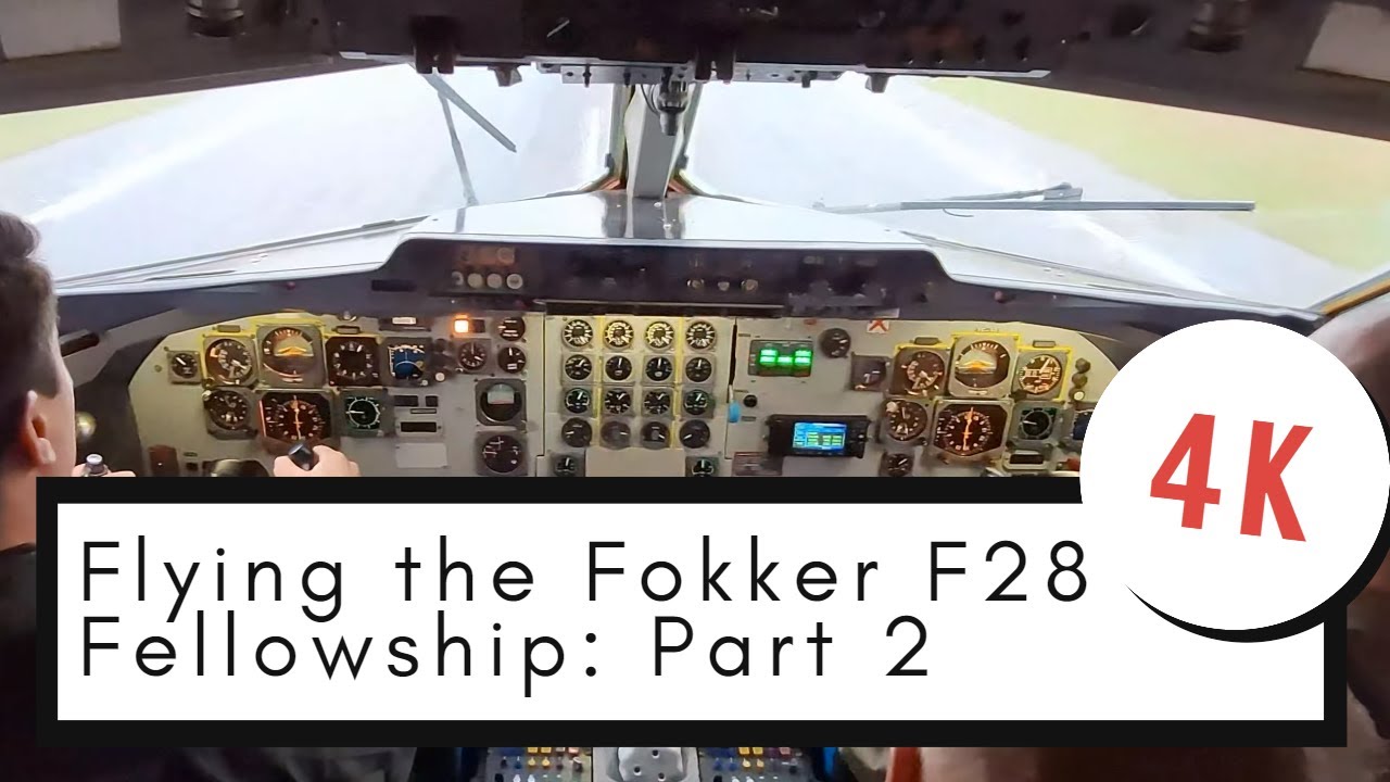 Aviation Time Capsule (Part 2): A flight in the Cockpit of the Fokker F28 Fellowship!