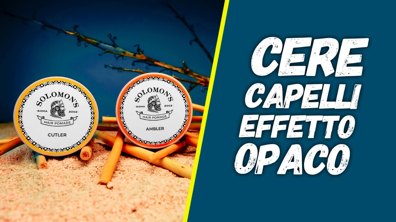 Cere per capelli effetto opaco | Solomon's Barber Shop // special guest @Beauty Routtini