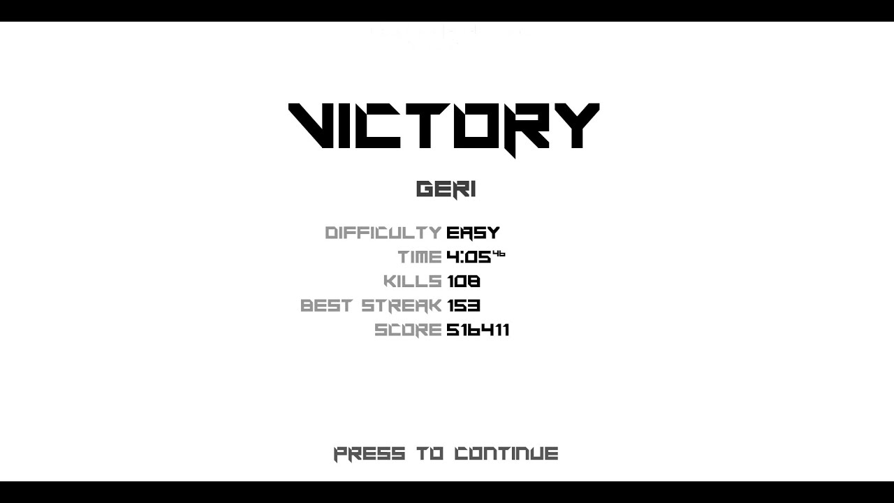 BPM: Bullets Per Minute FWR Speedrun in 4m 05s 460ms (Geri Easy Any%)