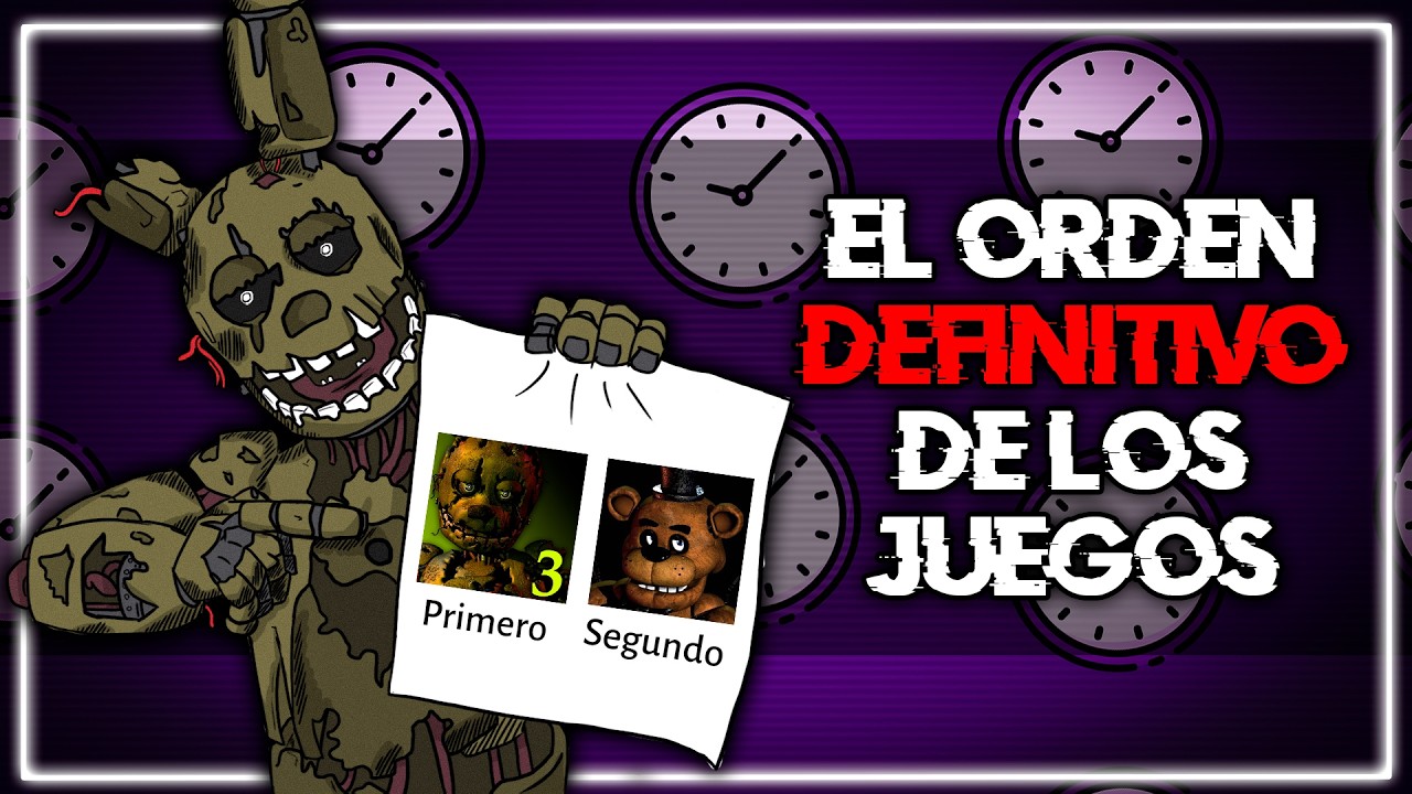 ¿COMO SE ORDENAN LOS JUEGOS DE FNAF CRONOLOGICAMENTE? | By SpringLordTrap