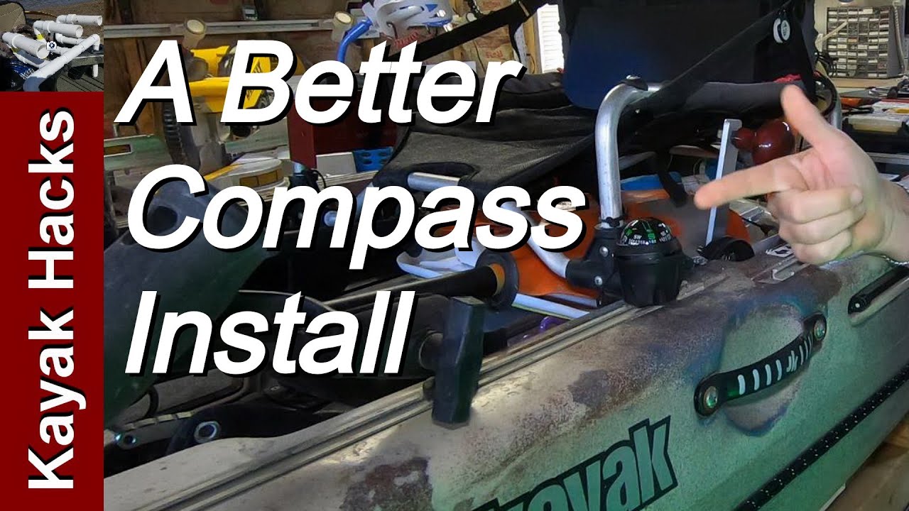 Ball Compass Install - DIY Kayak Accessories for Kayak Navigation
