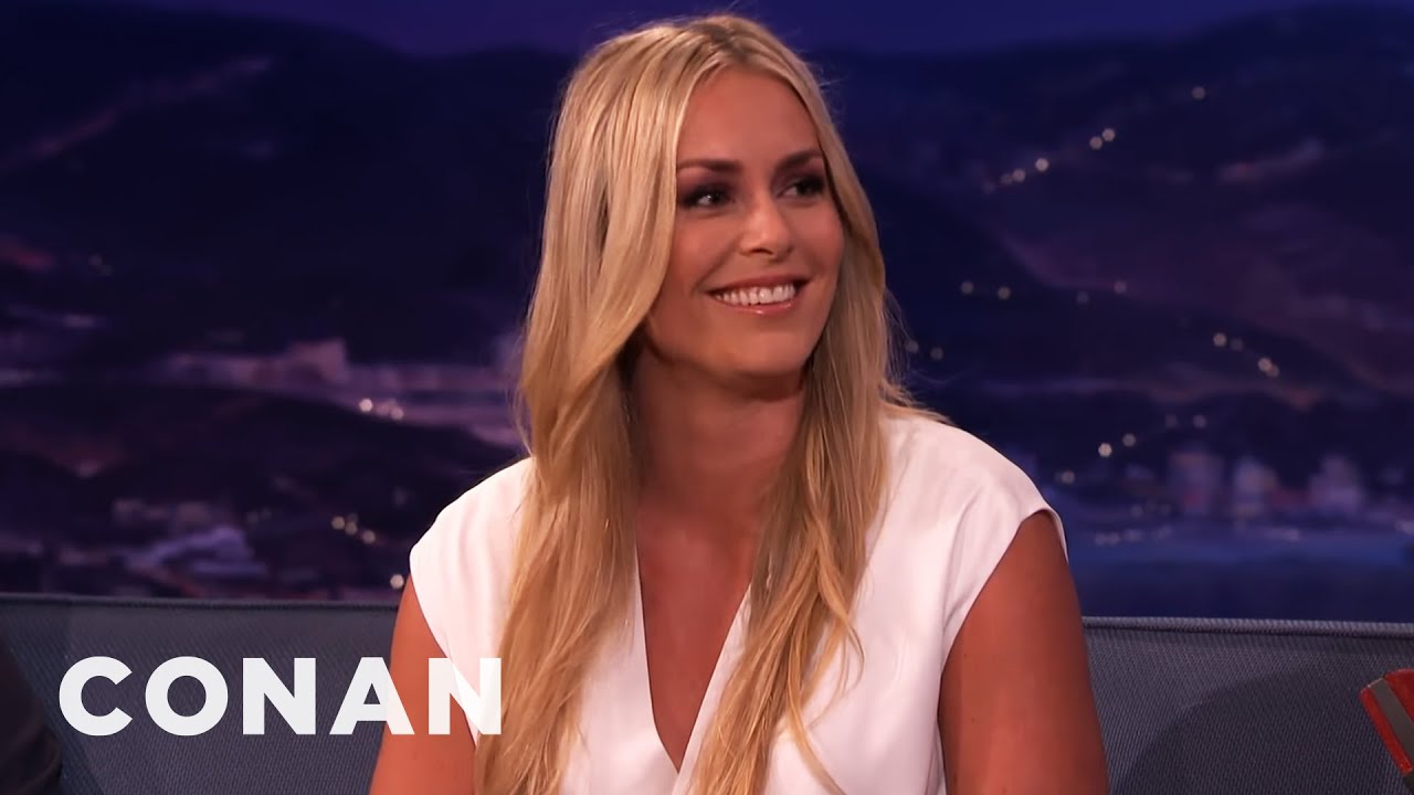 Lindsey Vonn Is Very, Very Competitive | CONAN on TBS