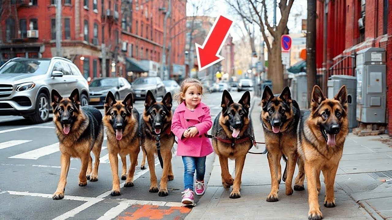 Una niña pasea a sus perros policía cada mañana, hasta que descubren su impactante secreto.