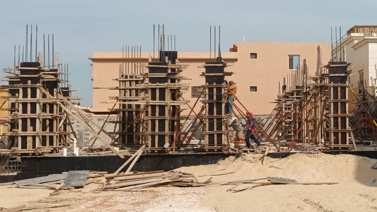 فنيات في الوزن الرأسي  للأعمدة -اشتغل بذكاء ووفر الجهد