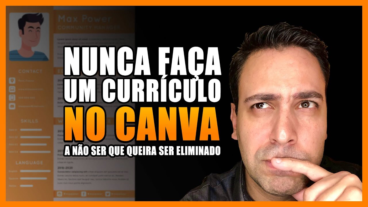 NUNCA FAÇA UM CURRÍCULO NO CANVA! 3 motivos para não criar um CV no Canva [Allan Lopes]