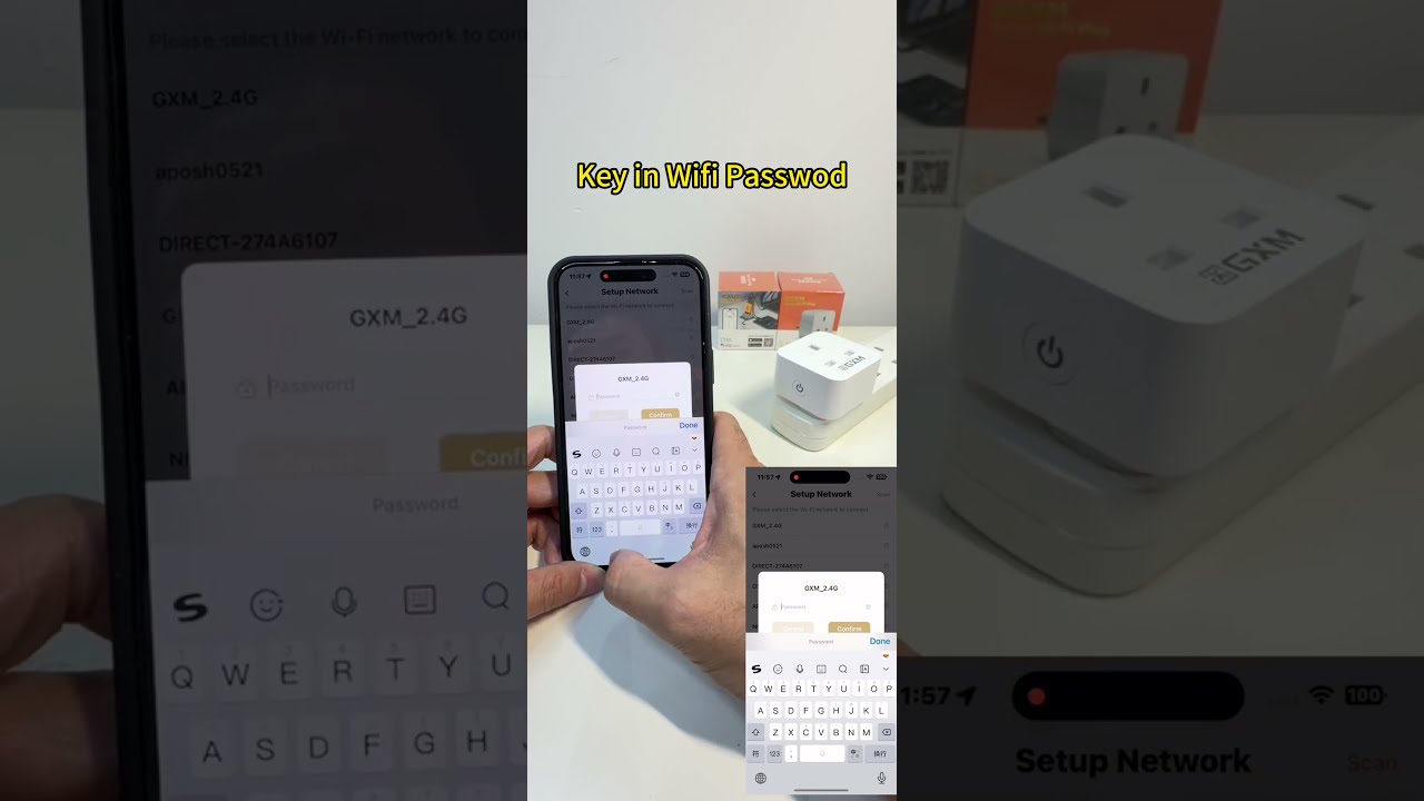 GXM EP20 Smart WiFi Plug Adapter Setup Installation Guide 20A
