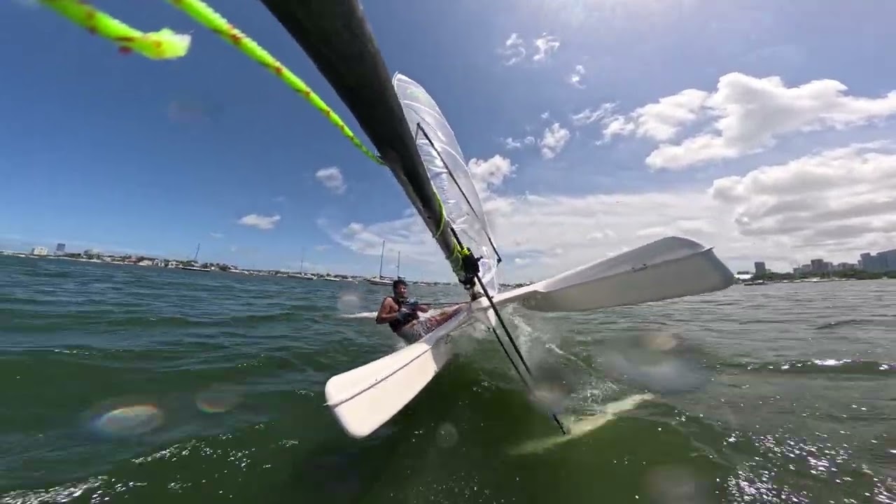 UFO Foiling - Fun zigzagging through mooring field - MYC June 2024 – long version