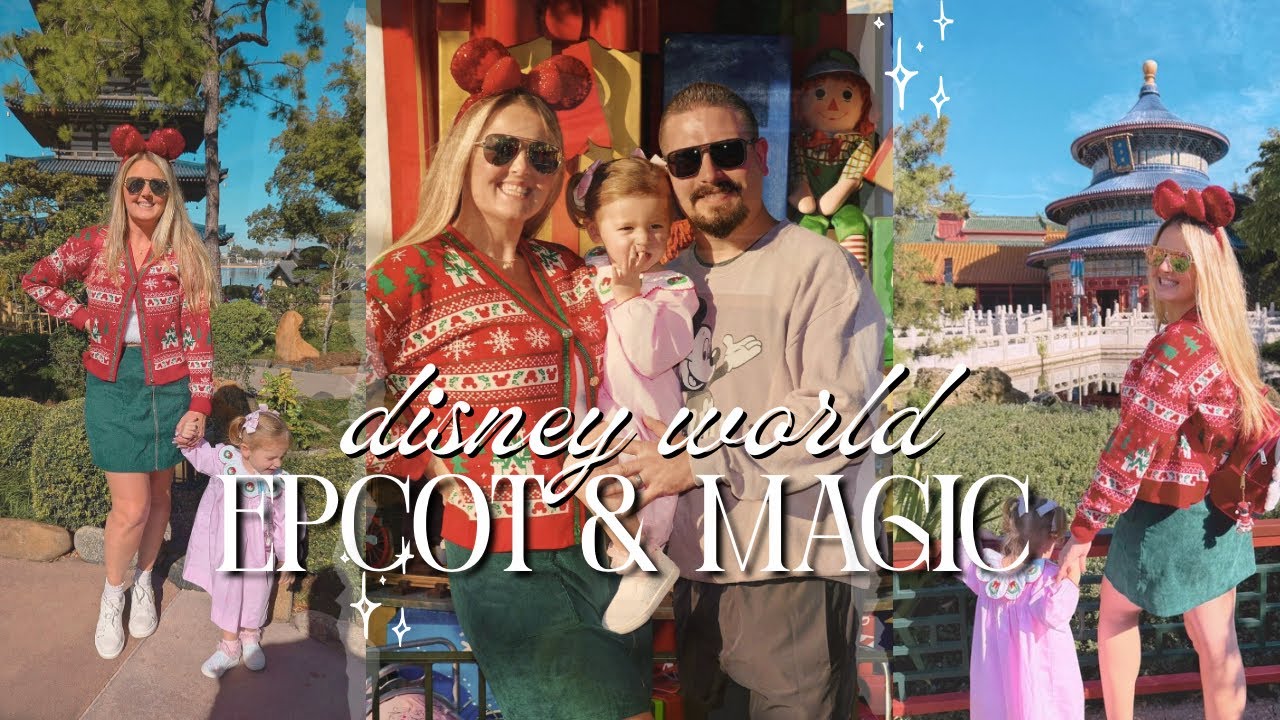 Disney World Vlog! ✨ The Rest Day that Never Happened 😆 EPCOT & Magic Kingdom! December 2025
