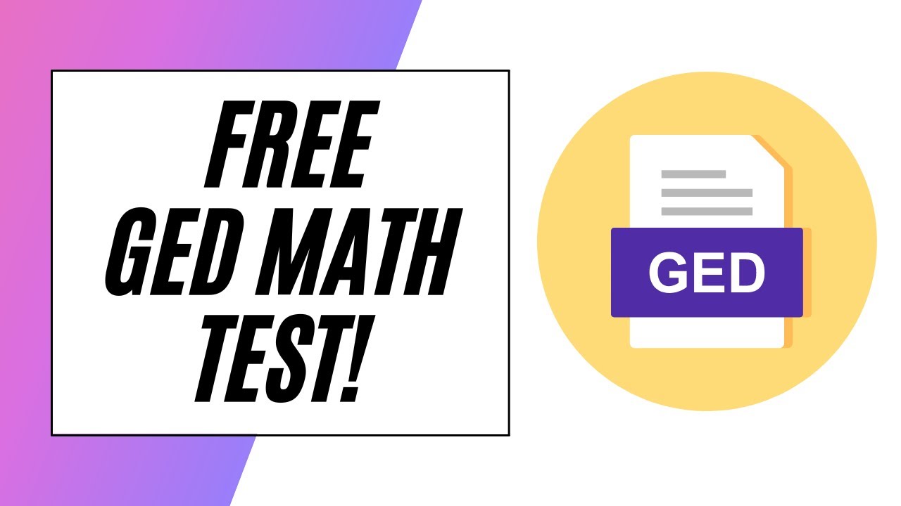 FREE GED Math Practice Test!