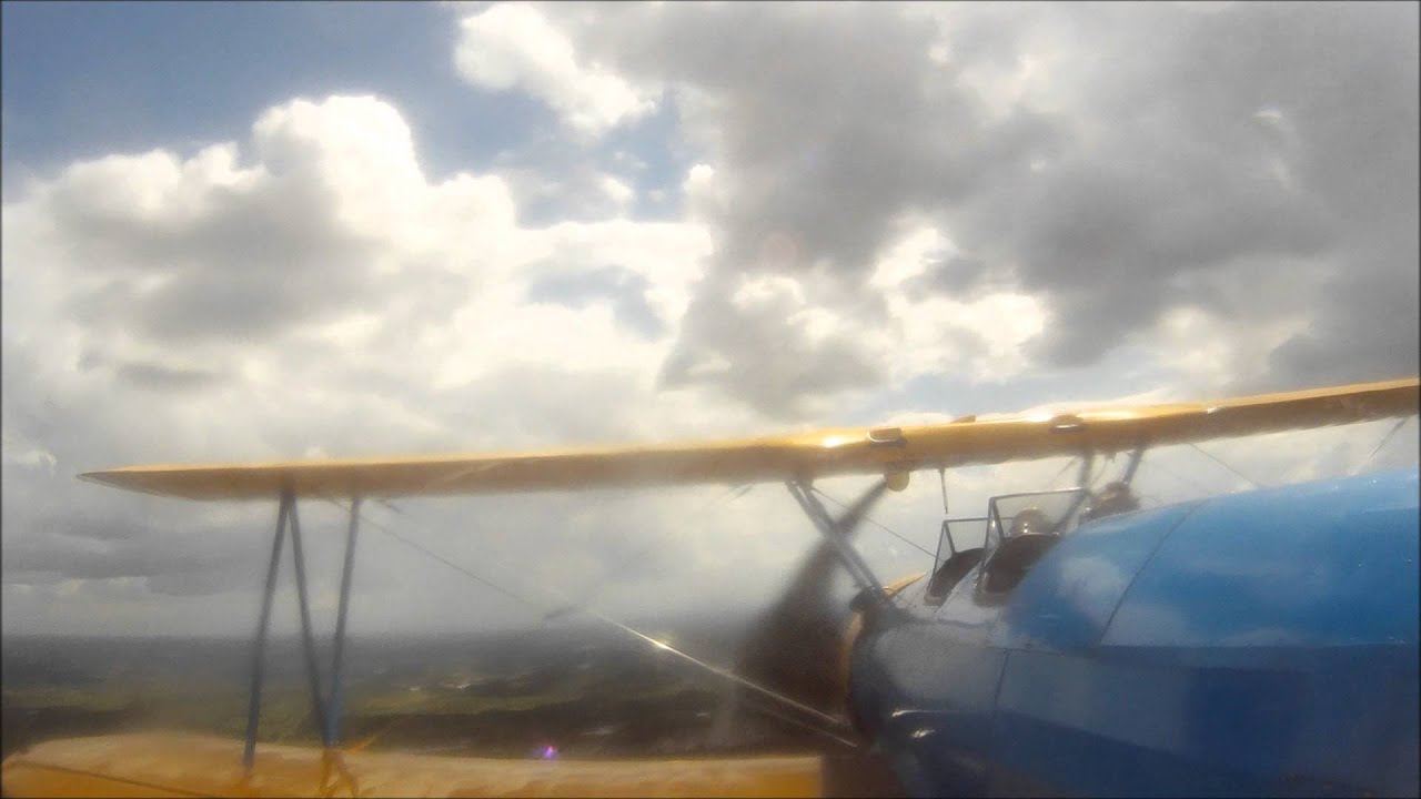 FLYING THE STEARMAN DOING HAMERHEADS AND LOOPS TPA