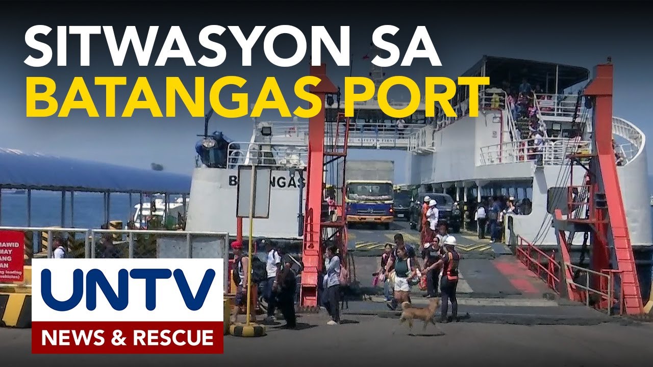 Mahigit sa 8,000 mga pasahero, dagsa na sa Batangas port