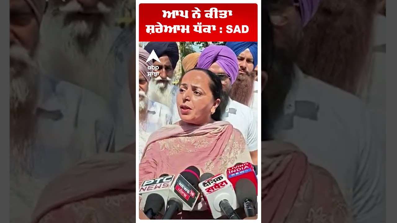 Barnala News | ਆਪ ਨੇ ਕੀਤਾ ਸ਼ਰੇਆਮ ਧੱਕਾ : SAD | MC Election Result | Abp Sanjha | Shorts