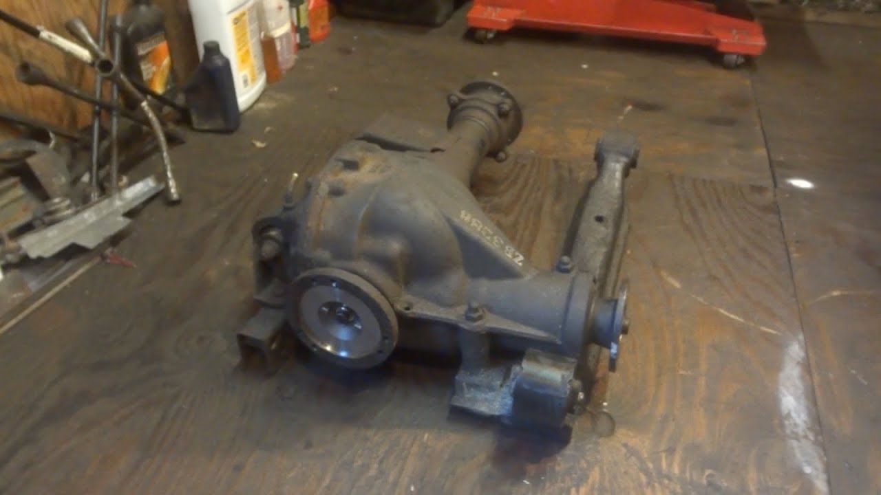 3.3 Xterra Front Differential, Starter and Oil pan Removal.