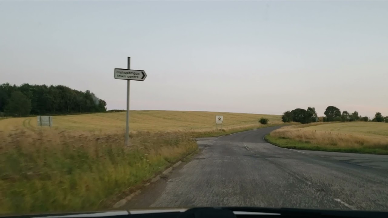 Driving from Lenzie to Bishopbriggs