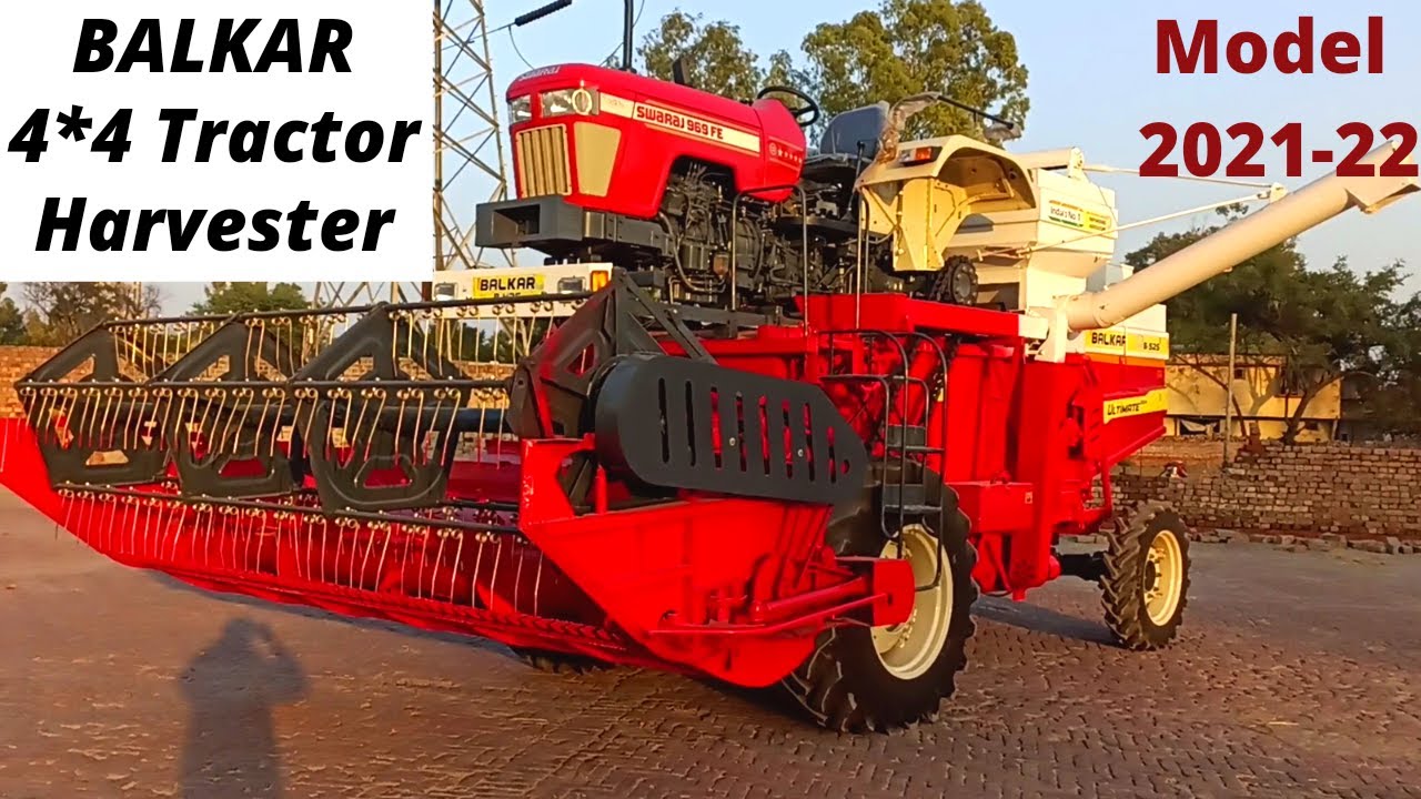 Balkar 4*4 Tractor Harvester Model 2021-22 | Tractor Harvester | Tractor Combine |Combine |Harvester