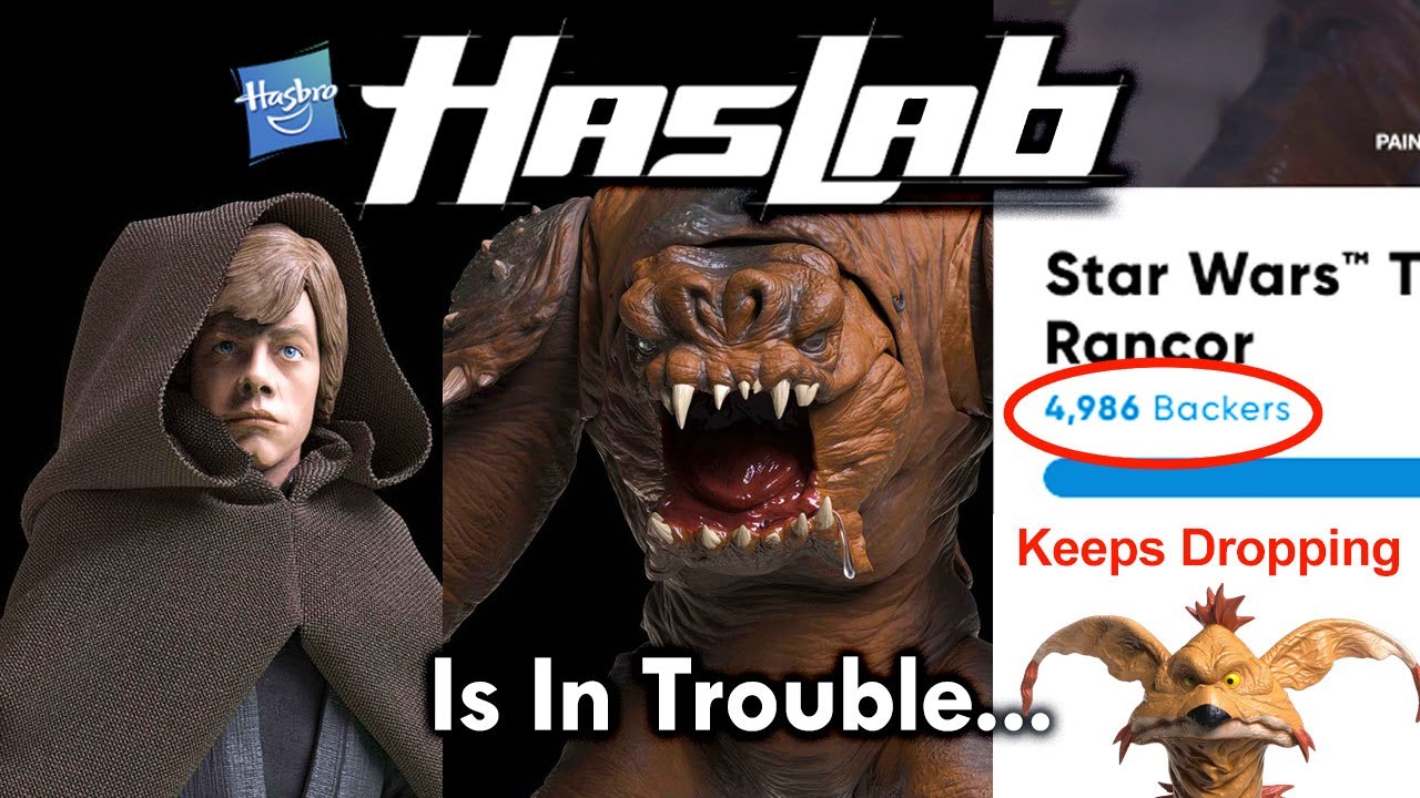 Haslab Rancor Loosing Backers! Star War the Black Series Rancor Beast Hasbro Haslab - Mega Jay Retro