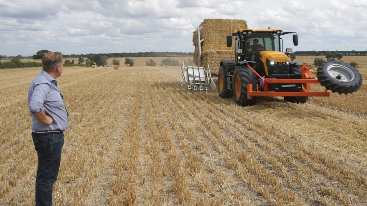 Ploughing, Subsoiling & Bailing Straw for the Power Station