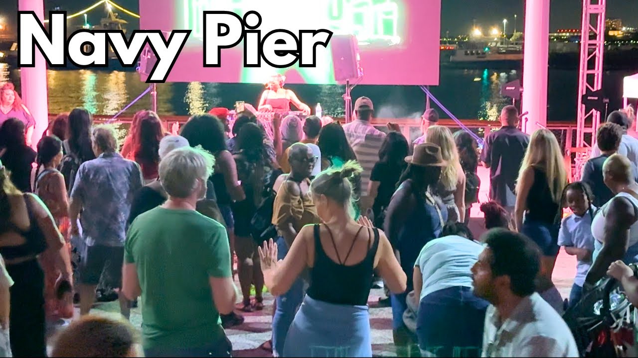 Chicago Navy Pier Music Festival On Saturday | September 21, 2024 | 4k Video