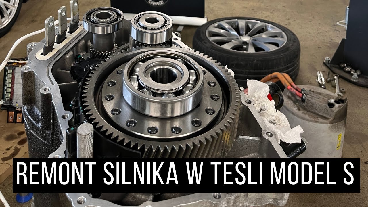 Remont prewencyjny tylnego dużego silnika w Tesli Model S | EV REPAIR