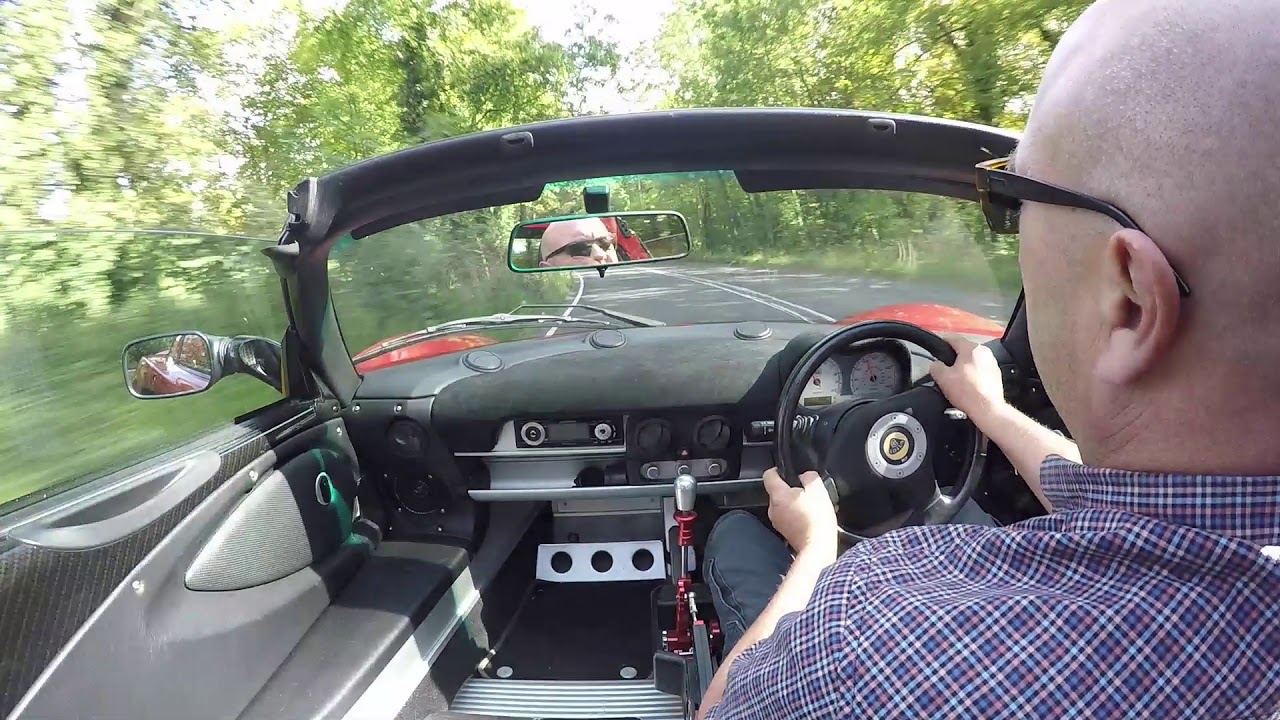 Lotus Elise 111r 4th gear acceleration. 280s supercharger kit.