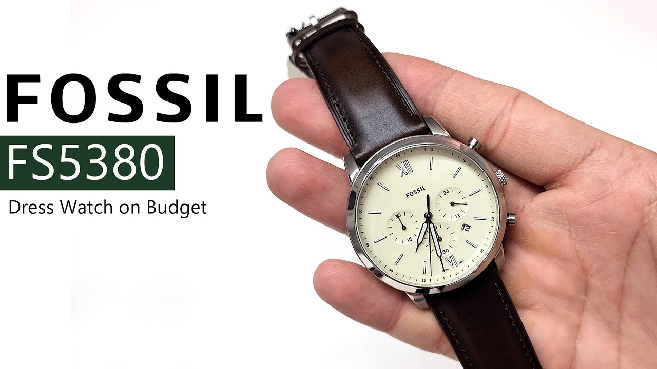 Обзор наручных часов Fossil FS5380