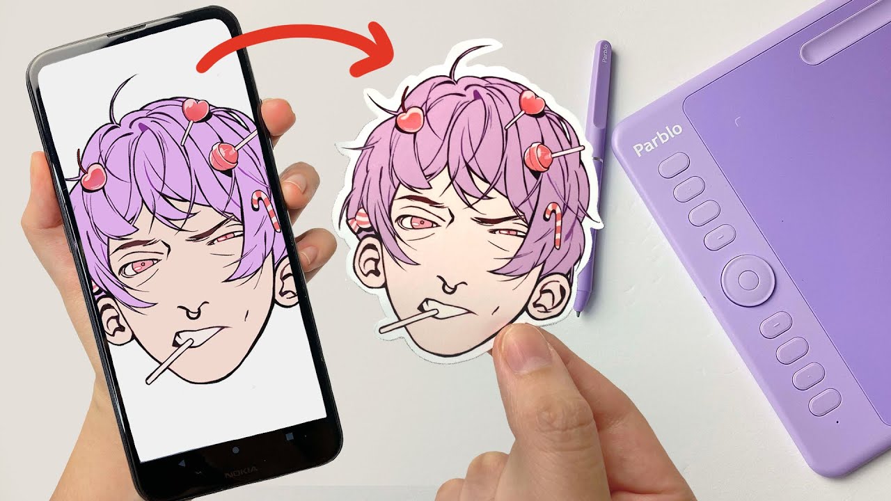 Hice Stickers desde el CELULAR!? • Parblo Intangbo M