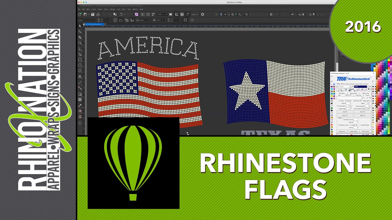 How To Customize Your Rhinestone Flag Design