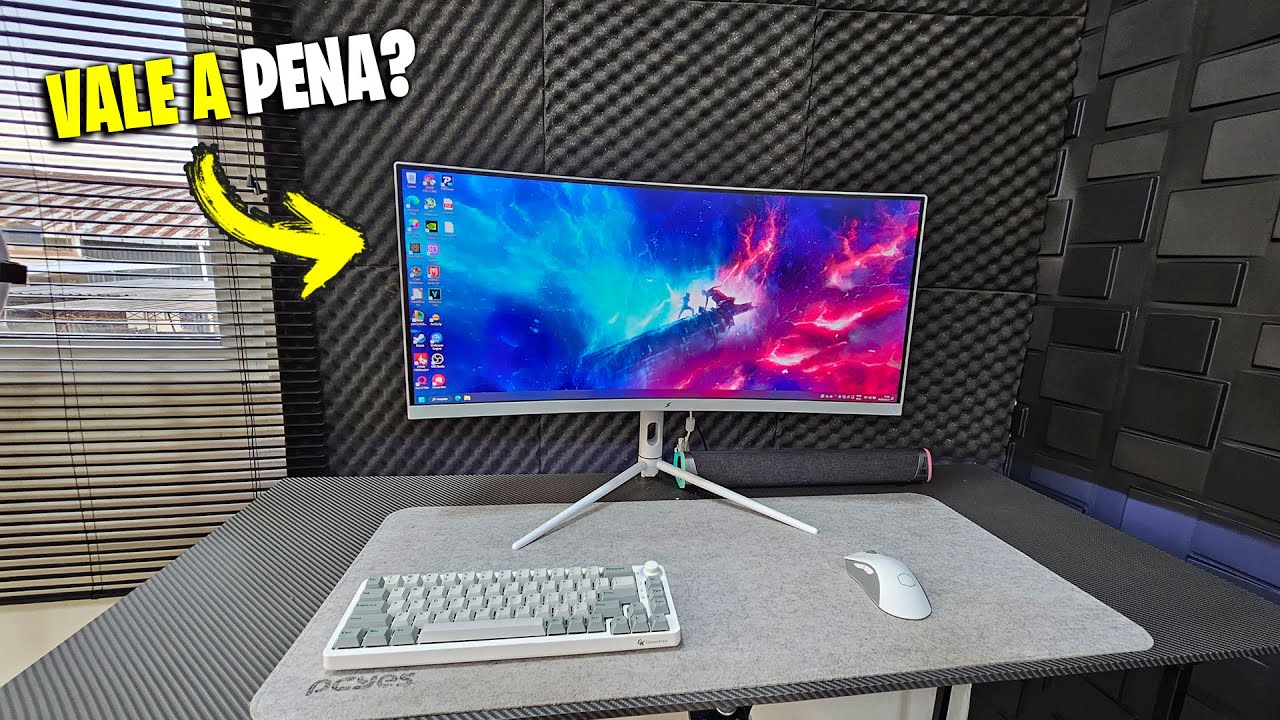 Monitor BRANCO MUITO BONITO e ultrawide - Superframe Elegance Series 30 pol 200hz