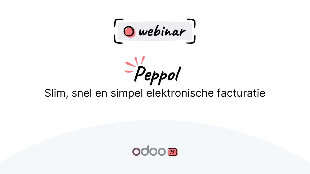 Webinar - Slim, snel en simpel elektronische facturatie