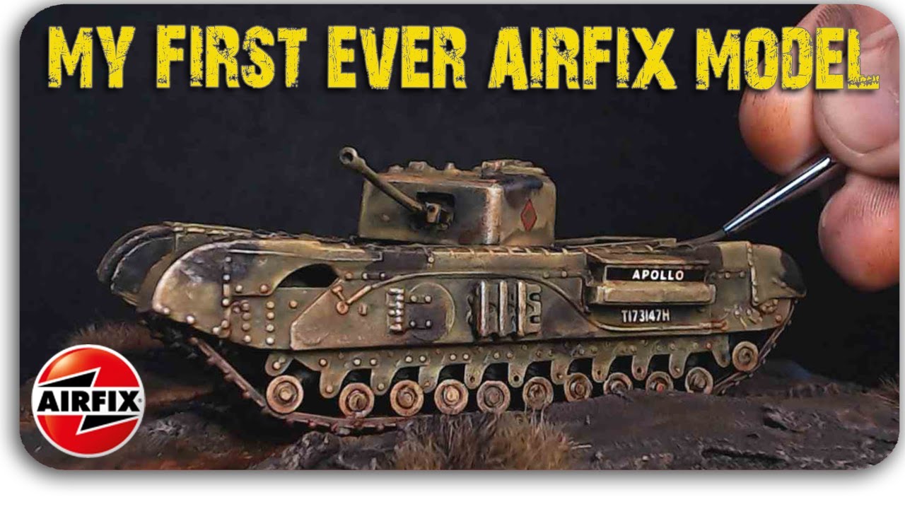 Painting my FIRST Airfix Model using Slapchop Painting Technique