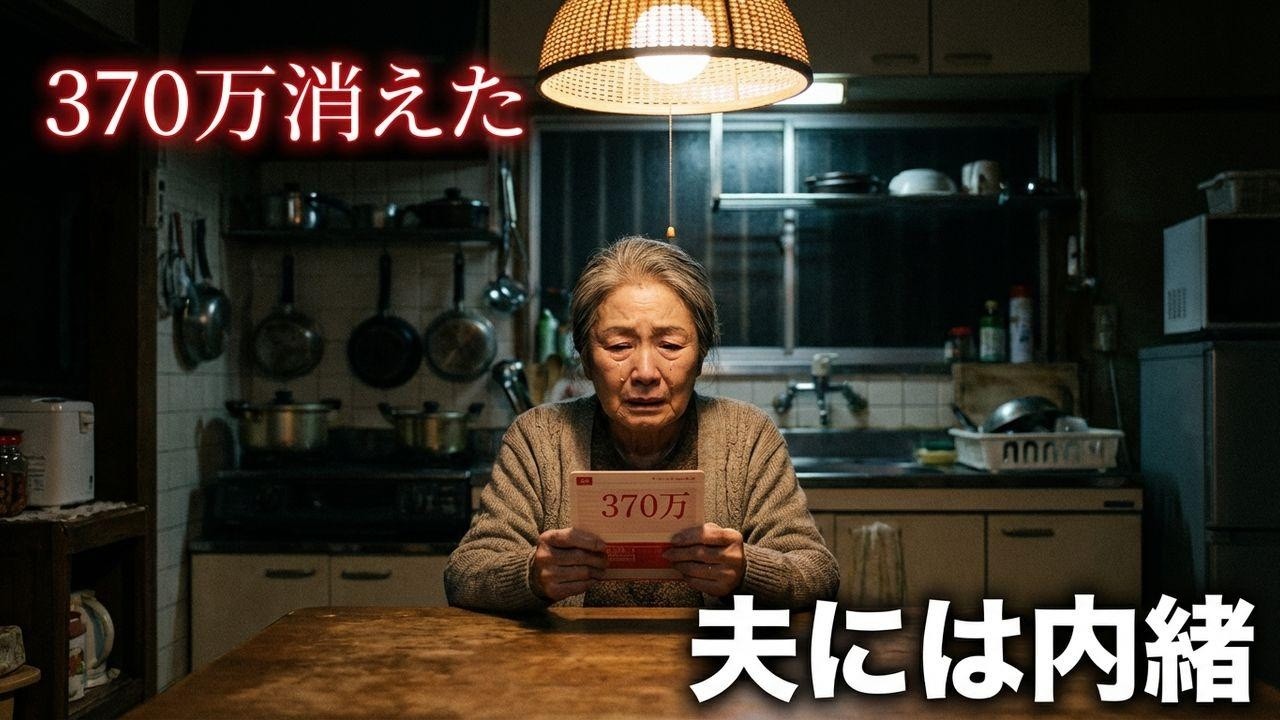 71歳、深夜2時の絶望。通帳から消えた370万の正体