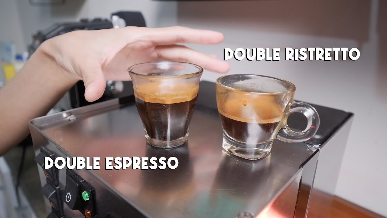 Perbeedaan Double Ristretto & Double Espresso
