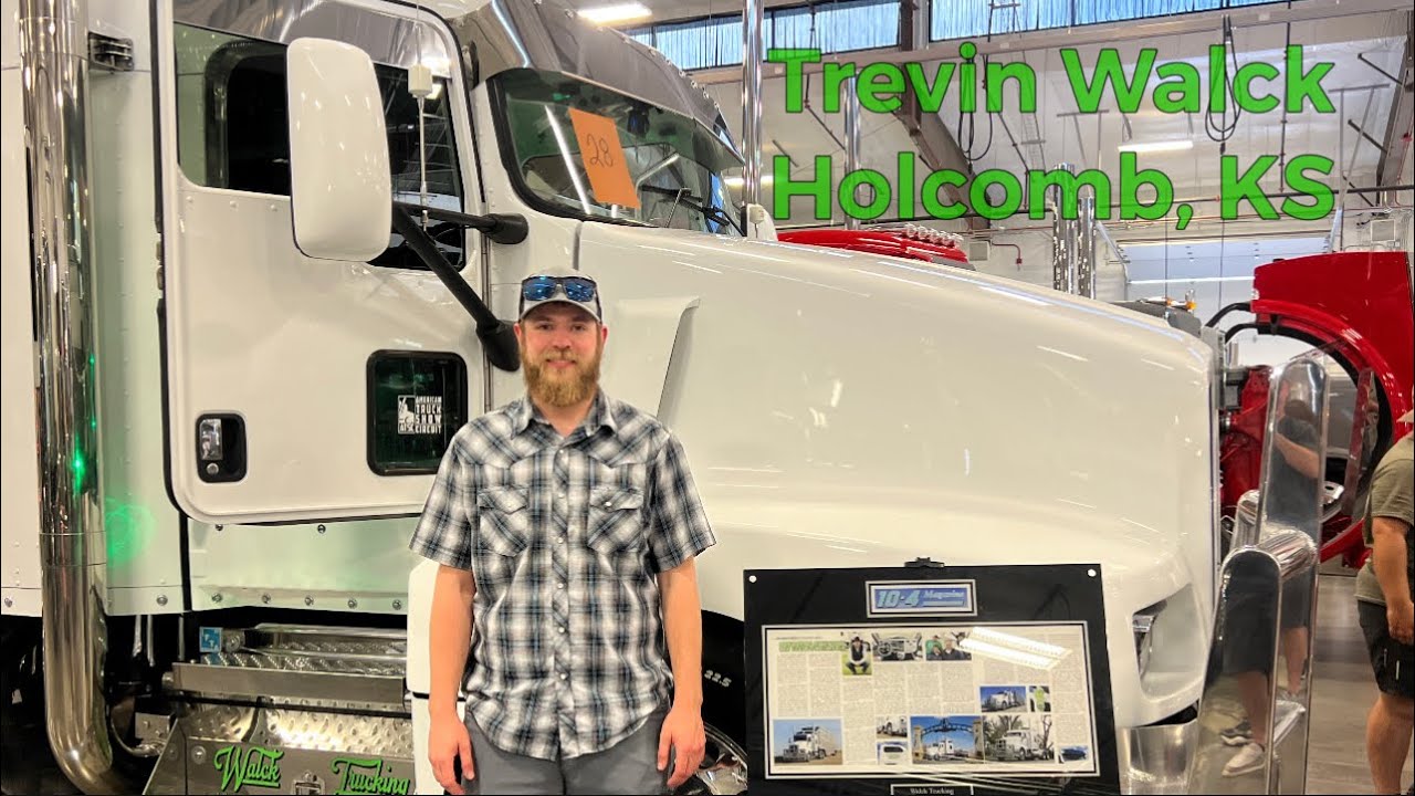 Кастомный Kenworth T600 2005 года. Тревин Уолк из Холкомба, Канзас. Второе ежегодное соревнование...