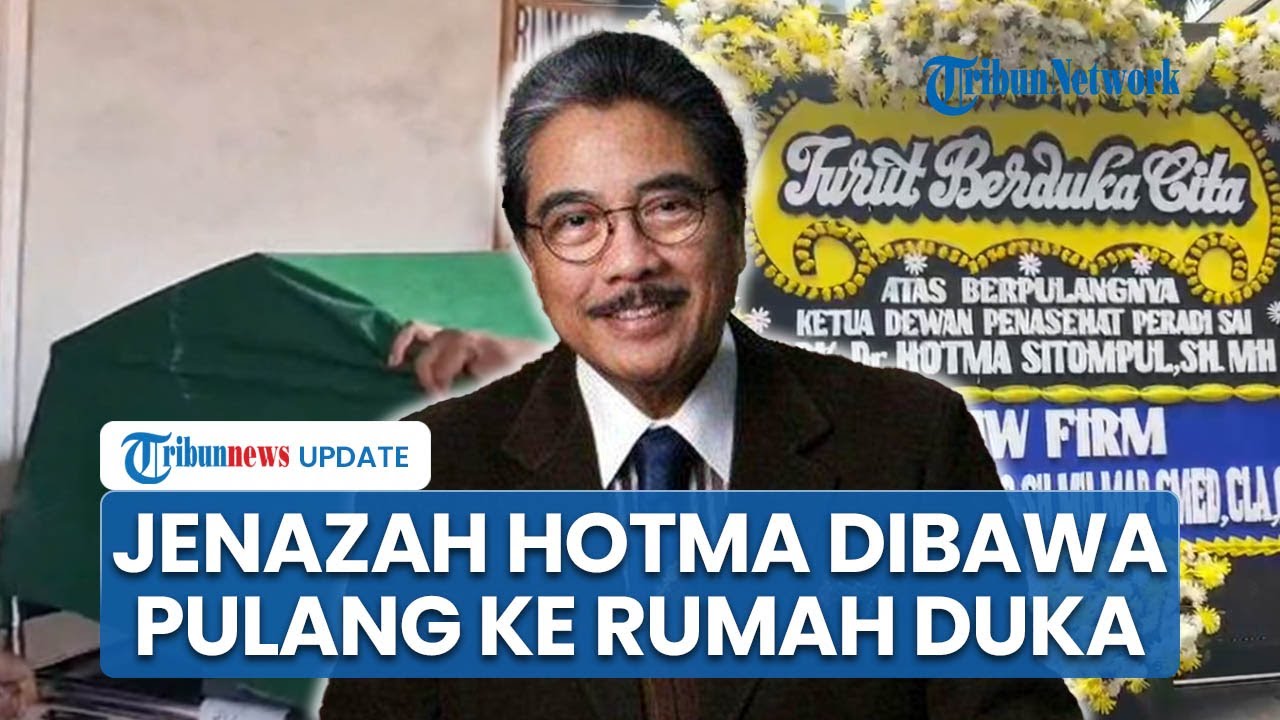 Jenazah Hotma Sitompul Diberangkatkan ke Rumah Duka di Antasari, Sang Anak Ikut Masuk ke Ambulans