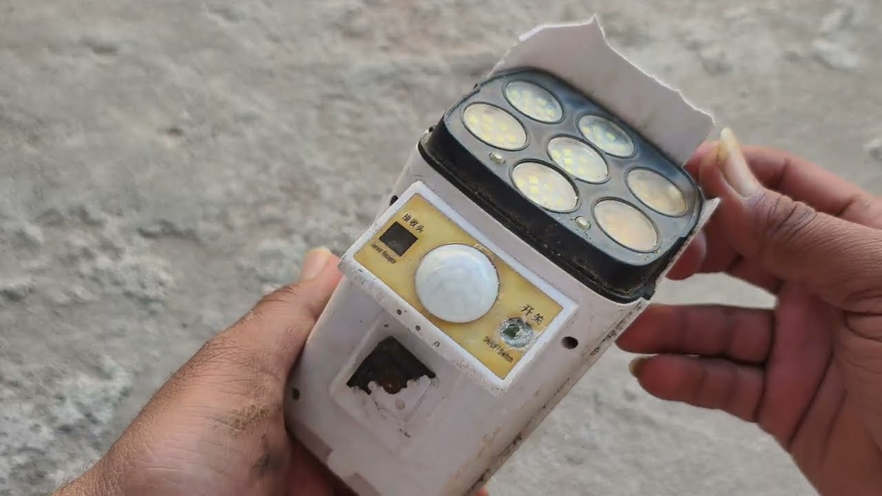 Fake Camera Solar Lights OutdoorMotion Sensor I unboxing