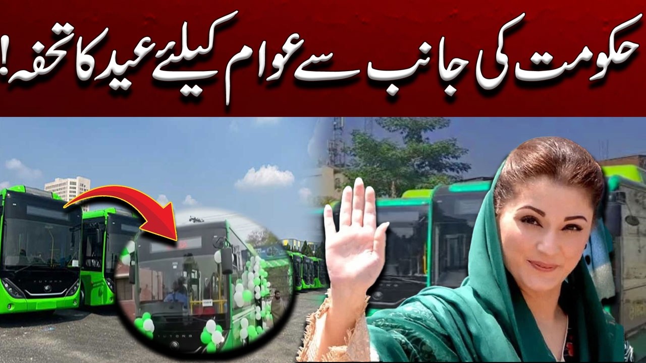 Eid Gift for Toba Tek Singh: Green Electric Buses Hit the Roads! | Breaking News | City 41