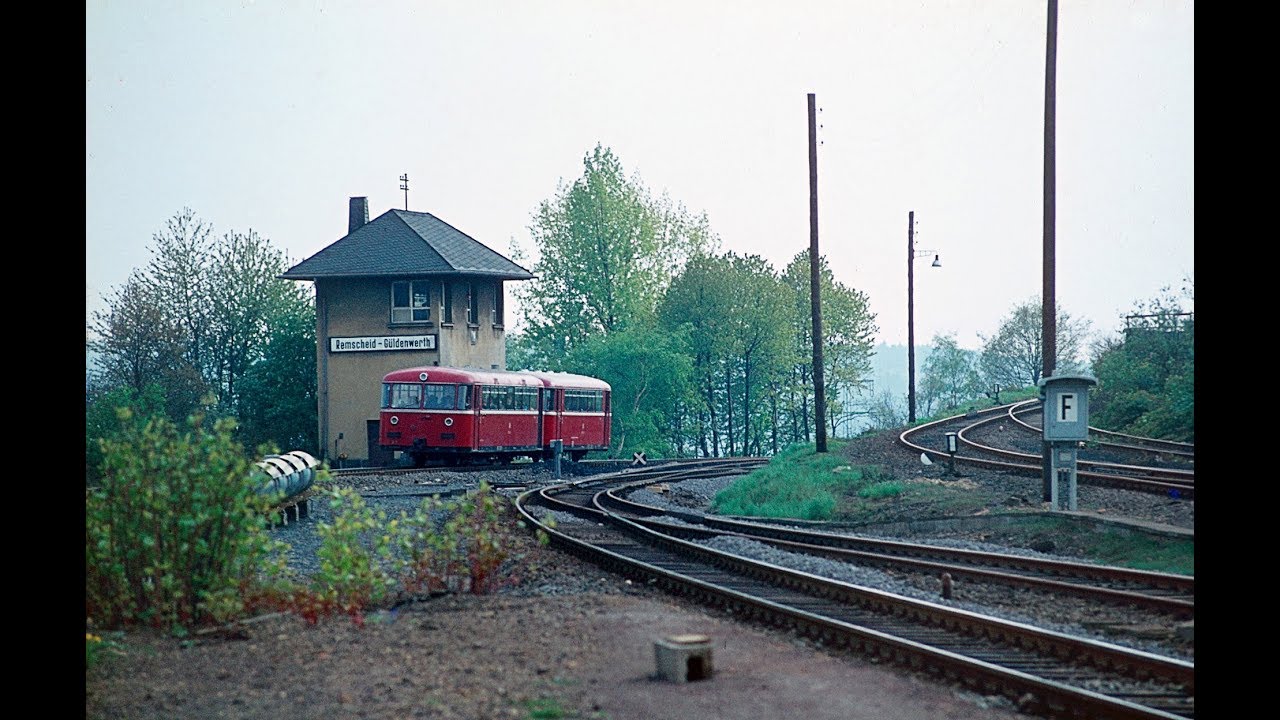 Bahnhof Remscheid-Güldenwerth Historische Super 8 Aufnahmen
