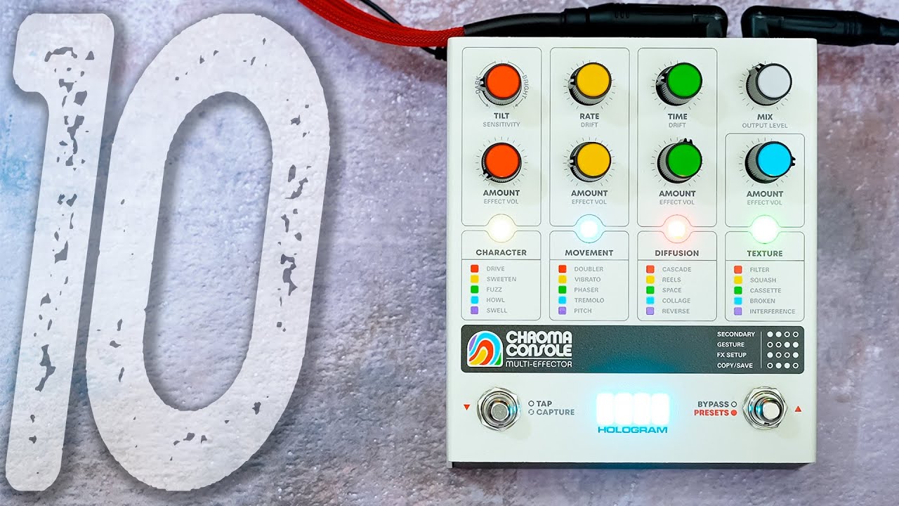 HOLOGRAM Electronics | CHROMA CONSOLE || 10 Surprising Guitar Sounds and Tones