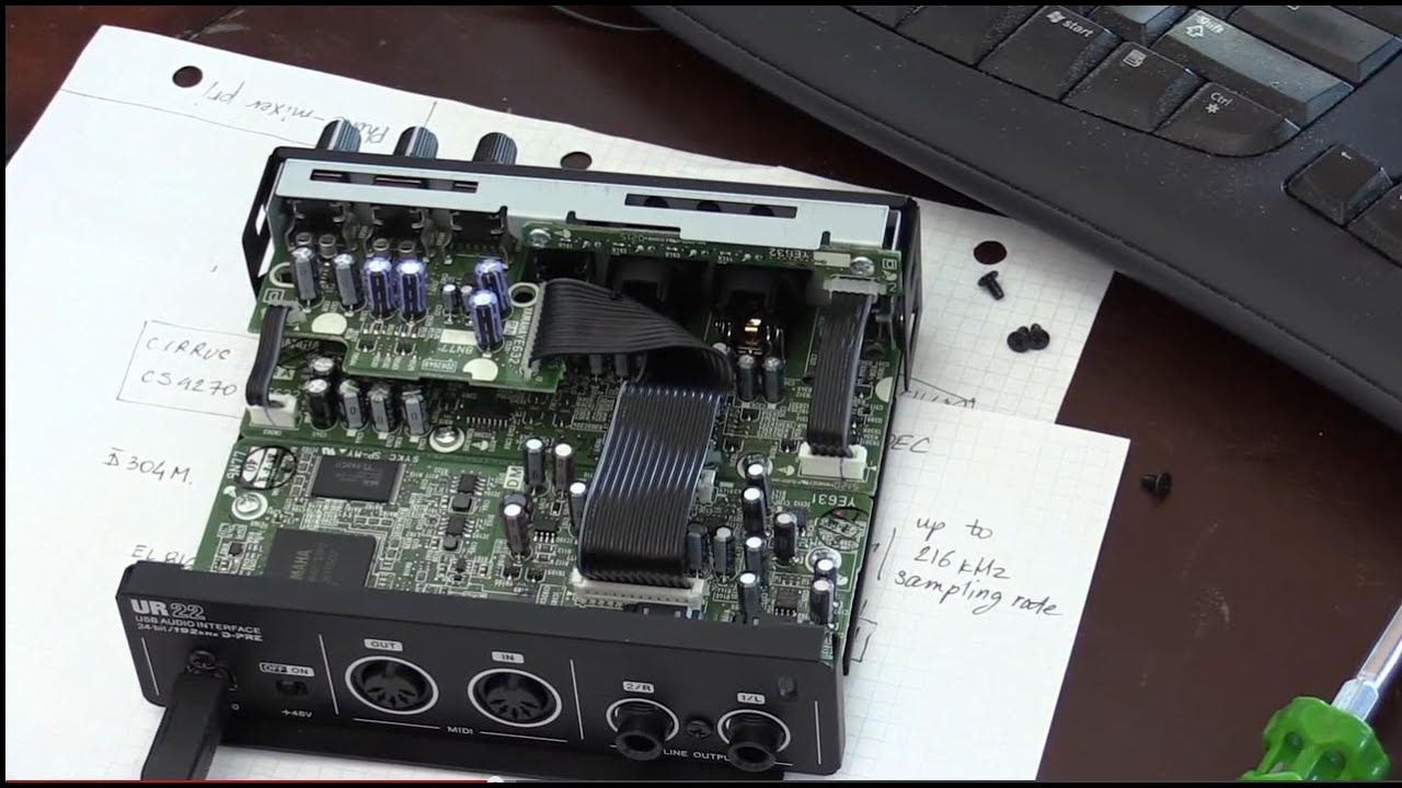 Episode 12, Steinberg UR-22 24bit/192kHz USB Audio Interface review, teardown and experiments