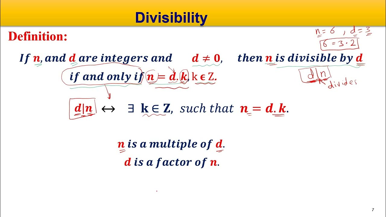Divisibility شرح