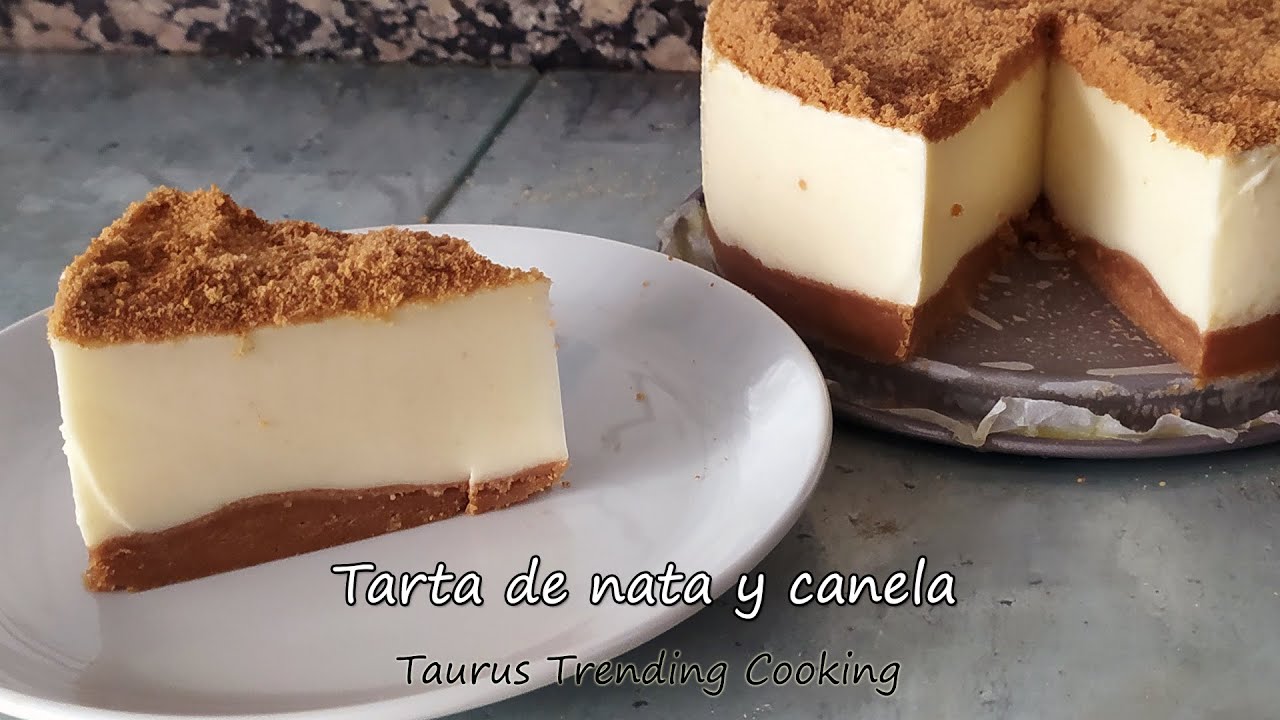 Tarta de nata y canela en Taurus Trending Cooking, Chefbot Touch y similares