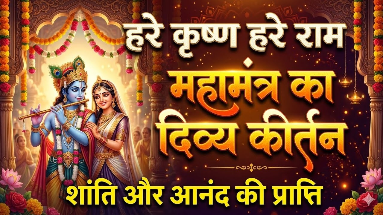 LIVE : Hare Krishna Hare Rama | Hare Krishna Maha Mantra | | Peaceful  Krishna Bhajan  Live