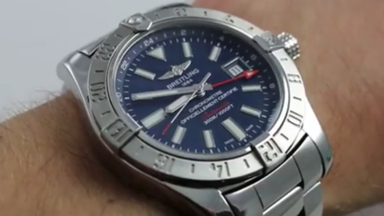 Обзор роскошных часов Breitling Avenger II GMT
